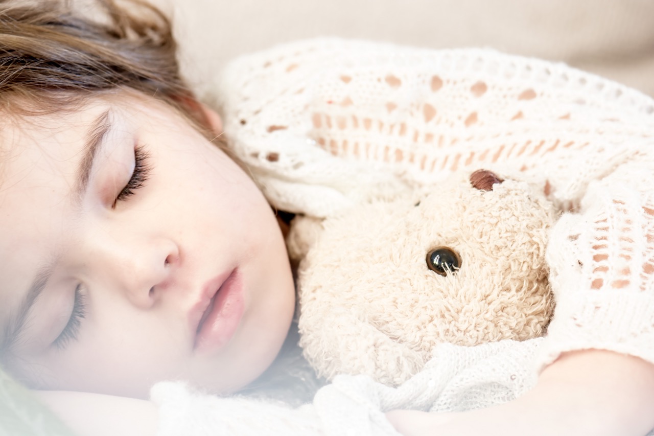 Girl Sleeping at Nap or Bedtime